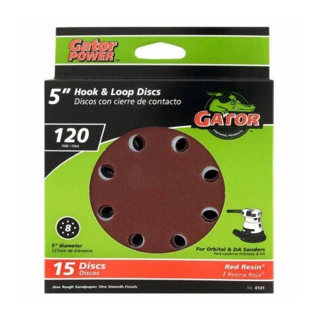 Gator Finishing 15PK 5 220G Sand Disc 4140GA